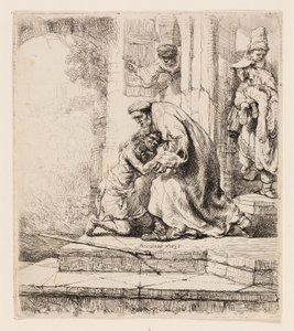 Die Rückkehr des verlorenen Sohnes von Rembrandt van Rijn