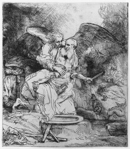 Das Opfer Abrahams, 1645 von Rembrandt van Rijn