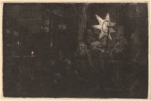Der Stern der Könige: ein Nachtstück von Rembrandt van Rijn