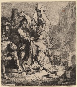 Die Steinigung des Heiligen Stephanus von Rembrandt van Rijn