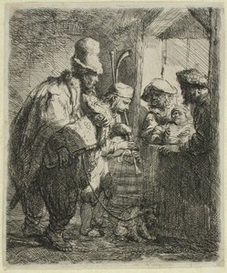 Die umherziehenden Musiker von Rembrandt van Rijn