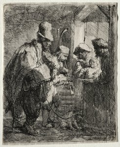 Die umherziehenden Musiker, ca. 1635 von Rembrandt van Rijn