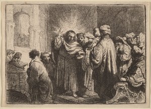 Das Zinsgroschen von Rembrandt van Rijn