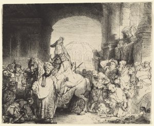 Der Triumph von Mordechai von Rembrandt van Rijn