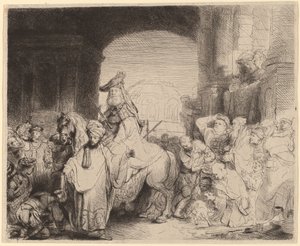 Der Triumph von Mordechai von Rembrandt van Rijn