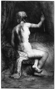 Die Frau mit dem Pfeil von Rembrandt van Rijn