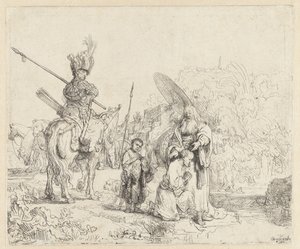 Die Taufe des Eunuchen von Rembrandt van Rijn