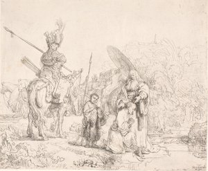 Die Taufe des Eunuchen von Rembrandt van Rijn