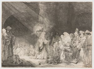 Die Darstellung im Tempel: länglicher Druck