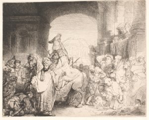Der Triumph des Mordechai von Rembrandt van Rijn