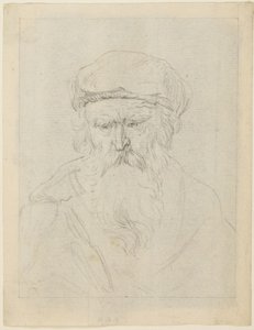 Ein mürrischer alter Mann von Rembrandt van Rijn