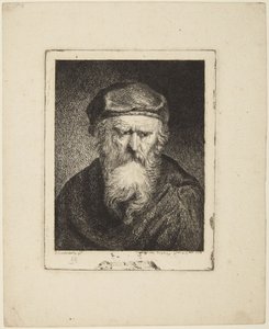 Mürrischer alter Mann von Rembrandt van Rijn