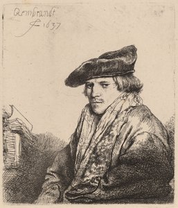 Junger Mann mit Samtkappe (Ferdinand Bol?)
