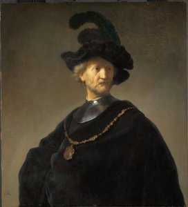 Alter Mann mit Goldkette