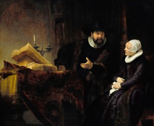 Der mennonitische Prediger Anslo und seine Frau