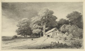 Bauernhof an einem Weg von Remigius Adrianus Haanen