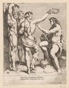 Apollo und Marsyas von Remy Vuibert