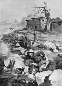 Kriegsberichterstatter in Gefahr durch die Afridis von René Bull