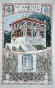 Entwurf für ein Haus für einen Mosaizisten von Rene Binet