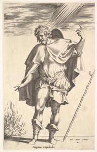 Empedokles, ca. 1545-63 von Rene Boyvin