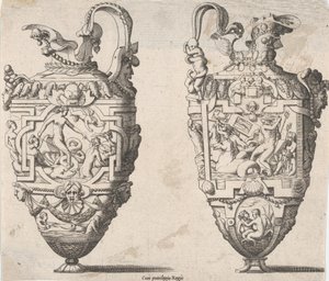 Zwei Vasen von Rene Boyvin
