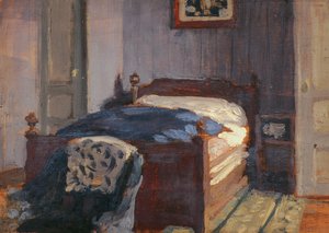 Mein Bett in Suaucourt von René François Xavier Prinet