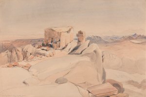 Gipfel des Berges Sinai oder Jebel Musa