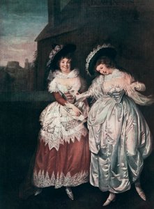 Mrs. Page und Mrs. Ford lesen Falstaffs Liebesbriefe