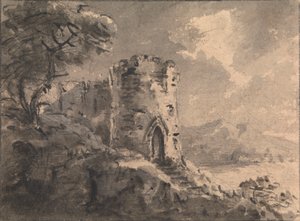 Landschaft mit einer Ruine von Rev. William Gilpin