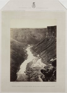 Grand Canyon, Colorado River, Mündung des Kanab Wash, Blick nach Westen von Reverend George Wilson Bridges