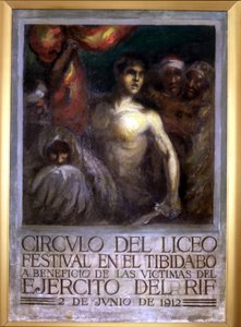 Plakat zur Werbung für das Festival zugunsten der Opfer des RIF