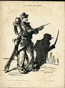 Illustration von Ricardo Flores (1878-1918) in Le Lire - Apachen in der Armee - Apachen Zuhälter - Schatten/Licht von Ricardo Flores