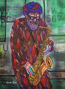 Bunter Jazzmusiker