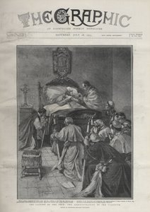 Die Krankheit des Papstes - Die Krankheit des Papstes. Papst Leo XII. empfängt Kardinäle, 14. Juli
