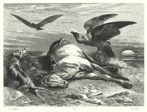 Lord Byrons Childe Harold, Gesang I, Strophe 88 (Stich) von Richard (after) Ansdell