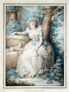 Mrs. Fitzherbert von Richard (after) Cosway