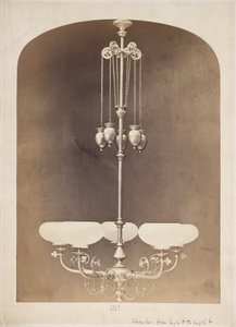Gasleuchter, um 1880 von John Pardon