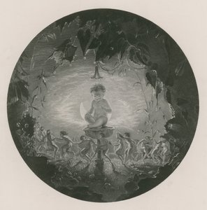Puck und die Feen, Ein Sommernachtstraum (Gravur) von Richard (after) Dadd