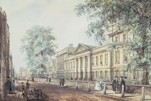 Emmanuel College, Cambridge, gesehen von der St. Andrew