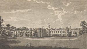 Knole, bei Sevenoke, in der Grafschaft Kent, ehemals ein Palast des Erzbischofs..., 1777-90 von Richard Bernard Godfrey