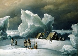 Captain Markhams nördlichstes Lager von Richard Bridges Beechey