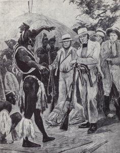 Francis Farewell von der Farewell Trading Company, Gründer der Port Natal Kolonie in Südafrika von Richard Caton II (after) Woodville