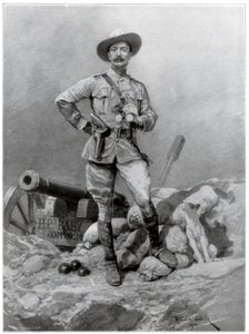 Generalmajor Robert Baden Powell 1857-1941, 1900 von Richard Caton II Woodville