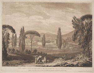 Ansicht eines Teils von Tivoli und angrenzender Hügel von Richard Cooper the Elder