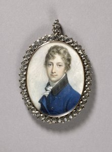 Porträtminiatur von John Norris von Hughenden, ca. 1795-1800