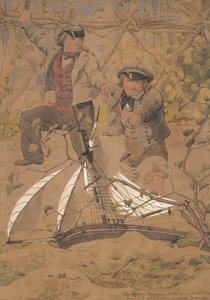 Die verzögerte Post, 1854