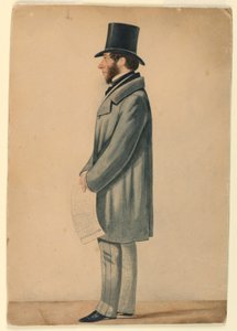 Porträt eines unbekannten Mannes von Richard Dighton