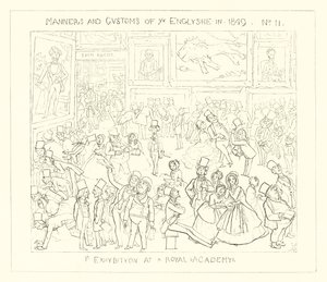 1849, Eine Ausstellung in der Royal Academy von Richard Doyle