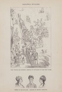 Seite aus The American Tour of Messrs Brown, Jones and Robinson (Gravur)