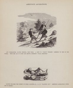 Seite aus Die amerikanische Tour von Herrn Brown, Jones und Robinson von Richard Doyle